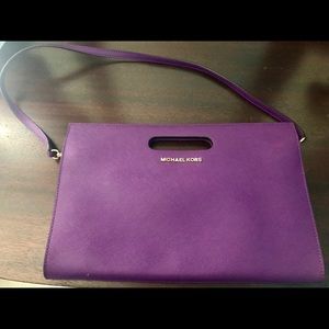 Purple Michael Kors Clutch